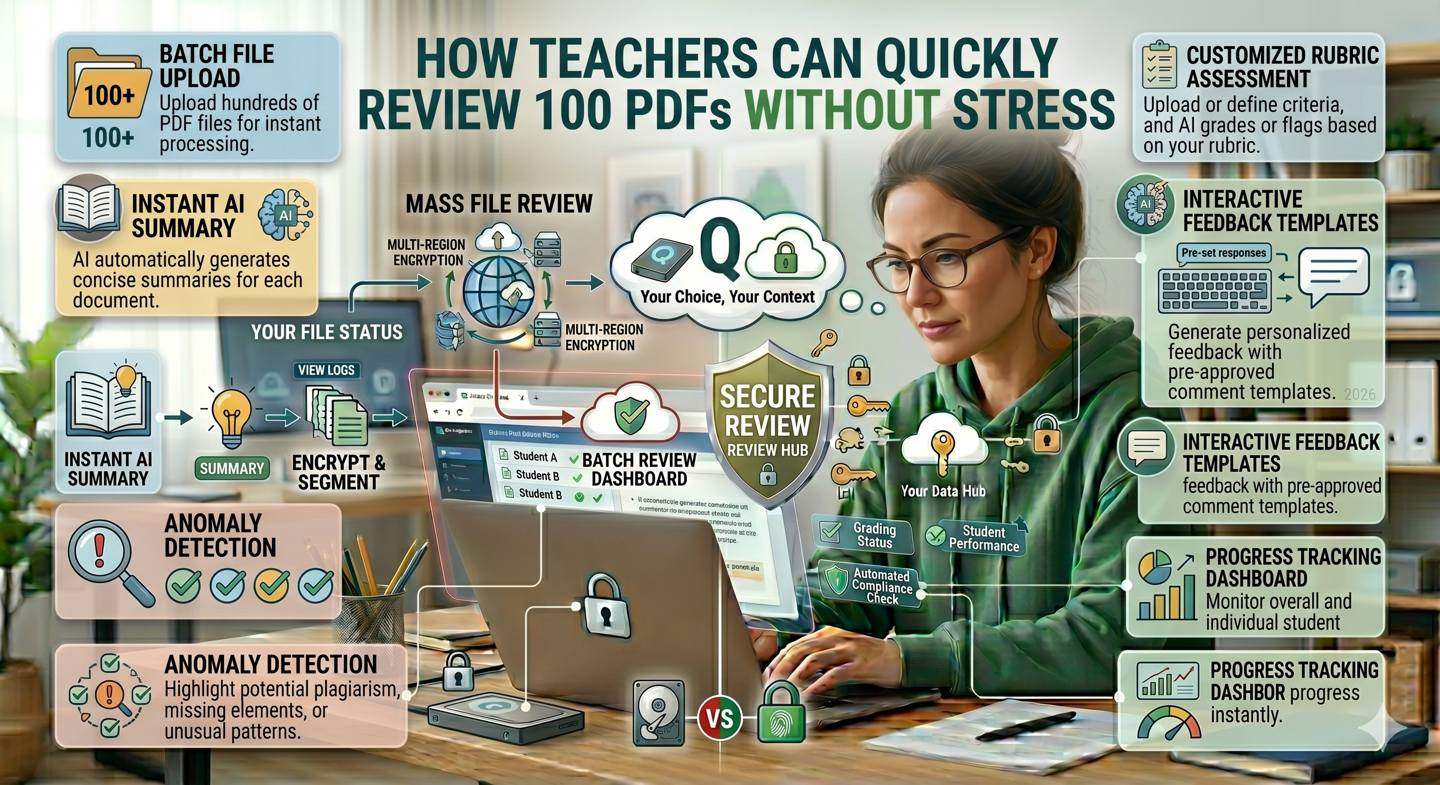 How Teachers Can Quickly Review 100 PDFs Without Stress