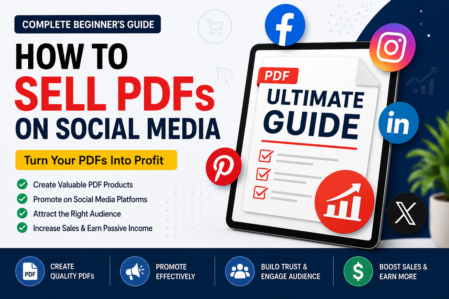 How to Sell PDFs on Social Media: A Complete Beginner's Guide