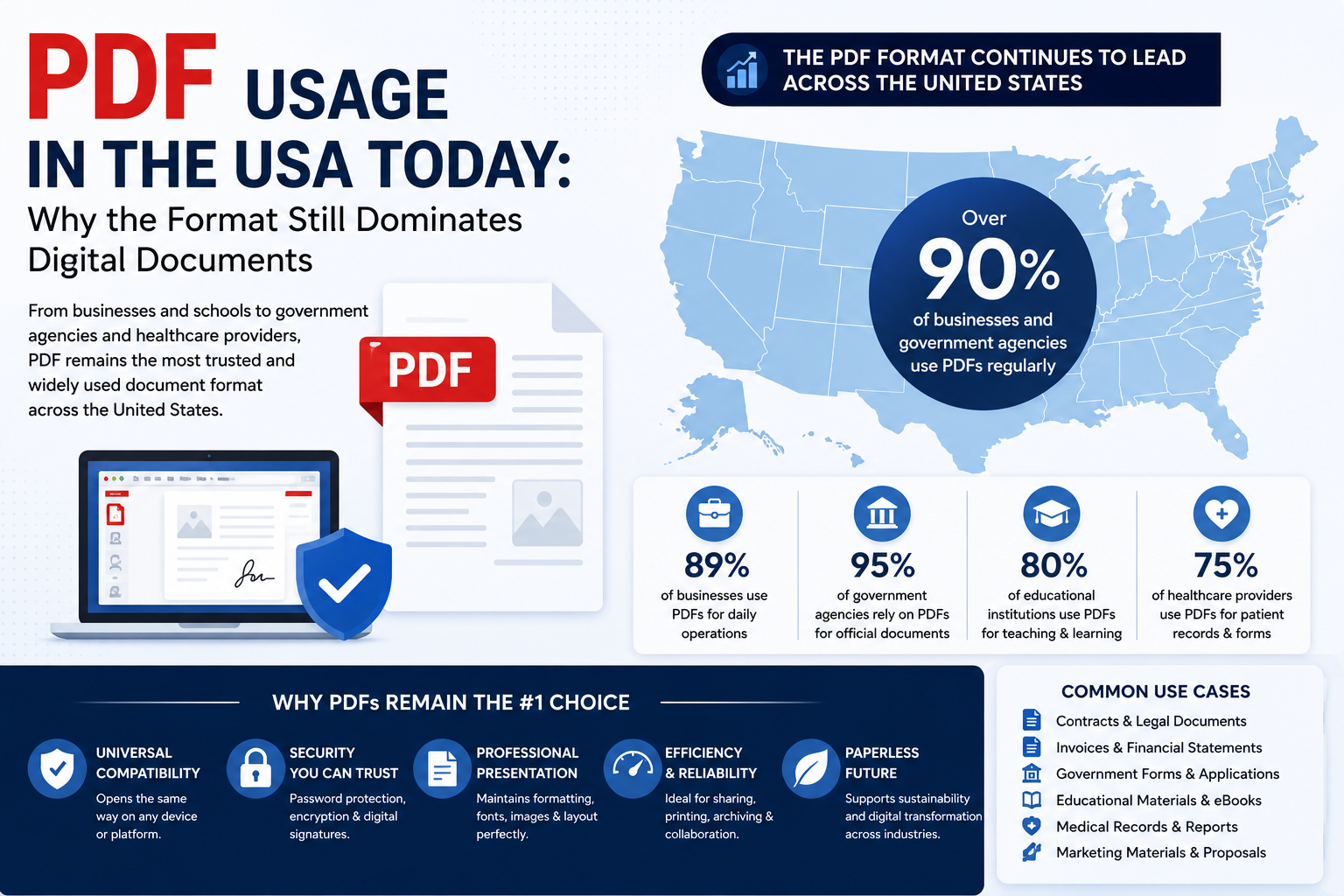 PDF Usage in the USA Today: Why the Format Still Dominates Digital Documents