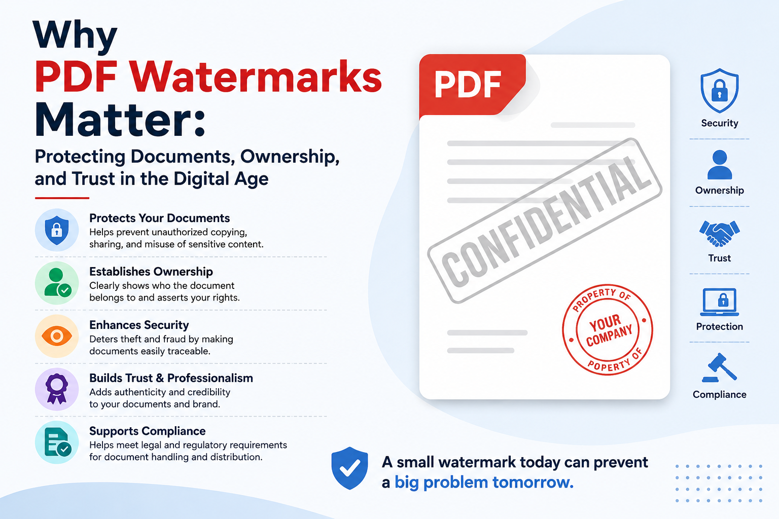 Why PDF Watermarks Matter: Protecting Documents in a Digital World