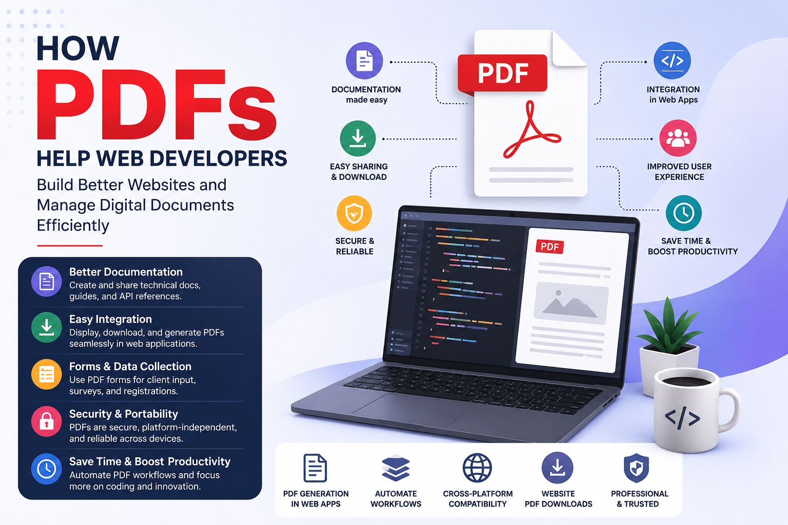 How PDFs Help Web Developers Improve Documentation and User Experience