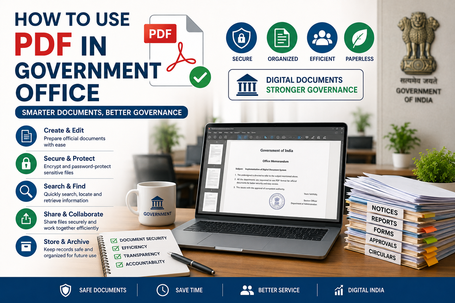 How PDFs Streamline Daily Work in Government Offices