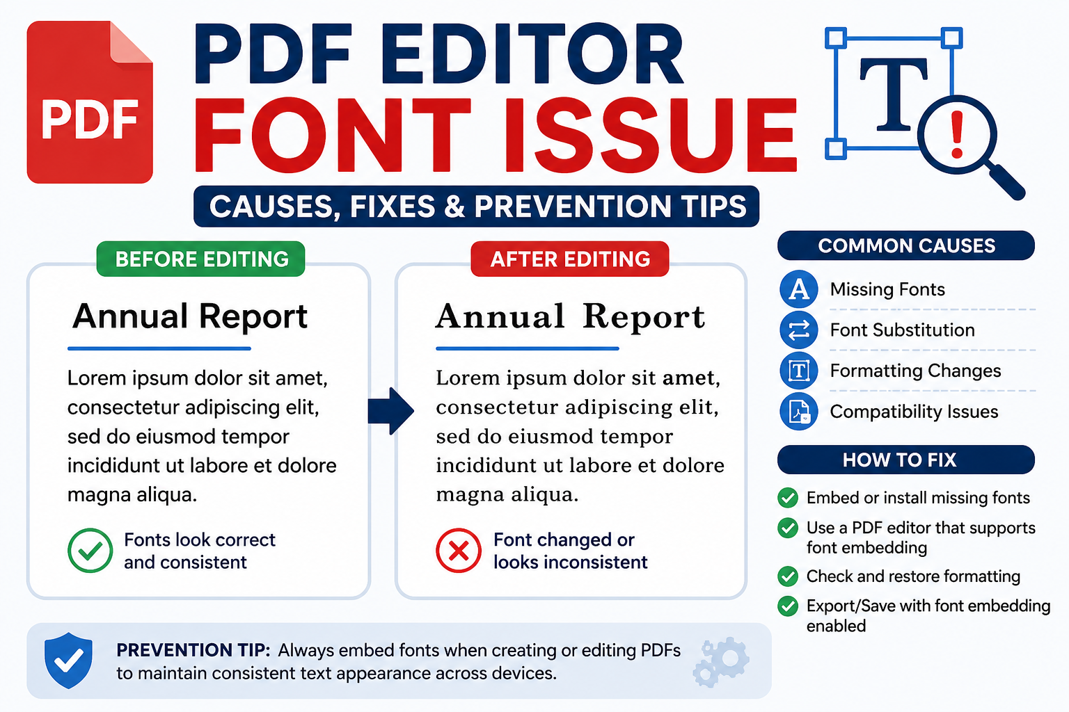 Common PDF Editor Font Problems and Their Solutions